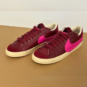 Nike Blazer Low '77 Jumbo Team Red Pink Prime DQ1470-600 sz 12 Women = 10.5 Men